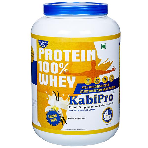 Buy Kabipro Protein 100% Whey Sugar Free Vanilla Flavour Jar 1 kg Buy Kabipro Protein 100% Whey Sugar Free Vanilla Flavour Jar 1 kg