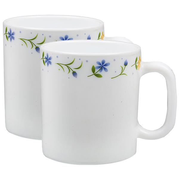 Buy La Opala Diva Coffee Mug Set Cylinder M Twilight Bouquet Pack Of 2  Online | Flipkart Health+ (SastaSundar)