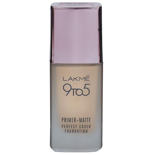 Buy Lakme 9 To 5 Primer + Matte Perfect Cover Foundation W320 Warm