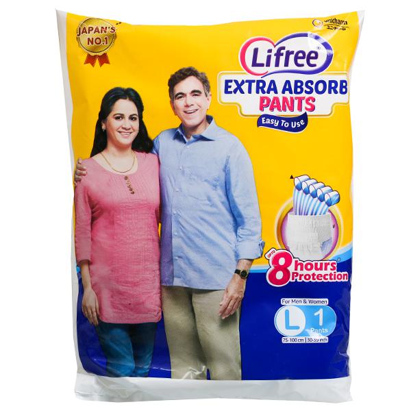 Lifree Extra Absorb Pants Large Uses Price Dosage Side Effects  Substitute Buy Online