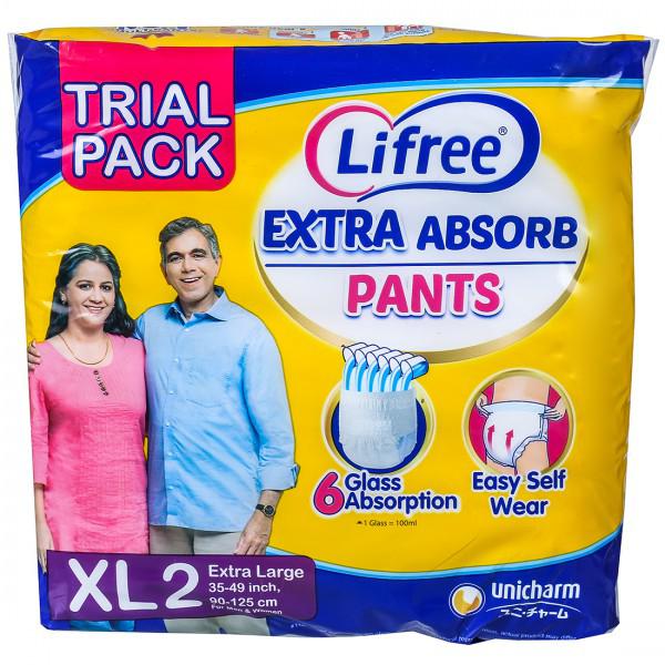 Pull Ups Lifree Absorbent Pant Adult Diaper Size Large
