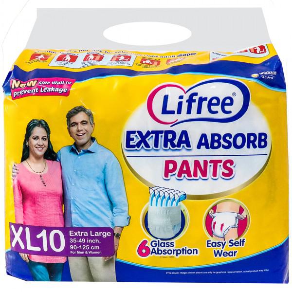Buy Lifree Absorbent Pants Medium 10 Pcs Online At Best Price of Rs 468   bigbasket