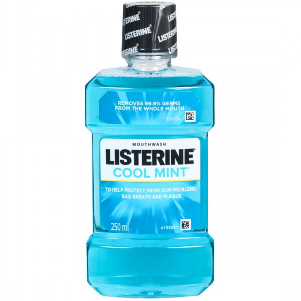 Buy Listerine Coolmint Mild Taste Mouthwash 250 ml Online at Best price ...