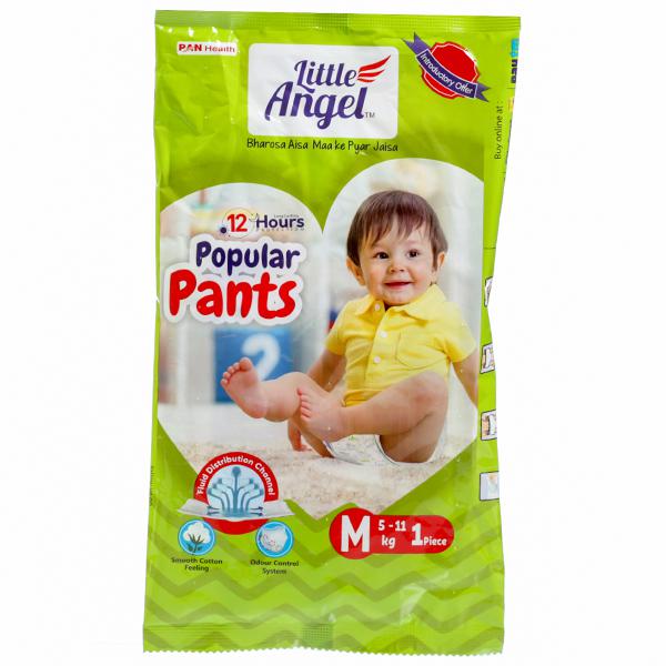 Little Angel Baby Diaper Pants, Small (Upto 7 kg), 42 Count