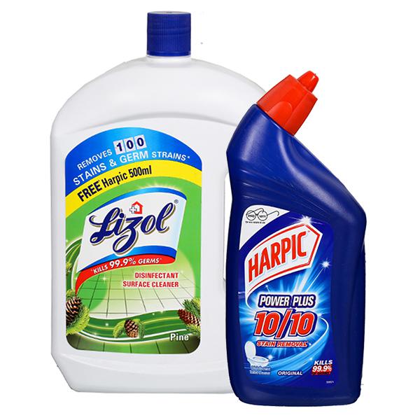 Bathroom Cleaning Item Harpic Lizol, Bottle