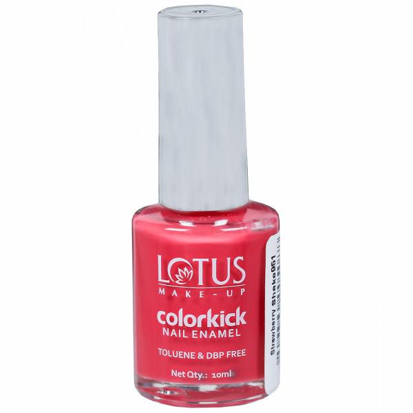 Lotus Makeup Colorkick Nail Enamel - Lime N Mint 76 | Chip Resistant |  Glossy Finish | 10ml (50001852)