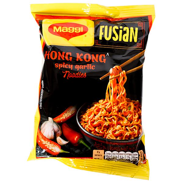 Buy Maggi Fusian Hong Kong Spicy Garlic Noodles 73 G Online At Best