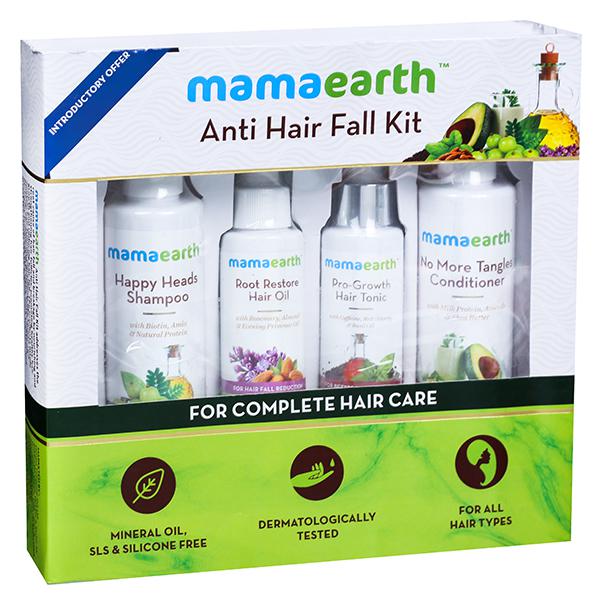 Mamaearth Anti Hair Fall Kit: Buy Mamaearth Anti Hair Fall Kit Online at  Best Price in India | Nykaa