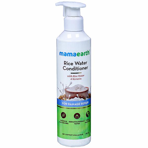 Buy Mamaearth Rice Water Conditioner with Rice Water & Keratin for ...