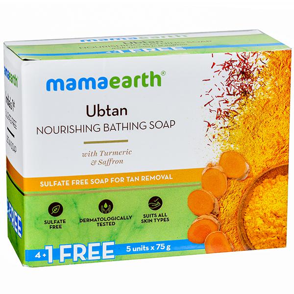 Buy Mamaearth Ubtan Nourishing Bathing Soaps With Turmeric Saffron