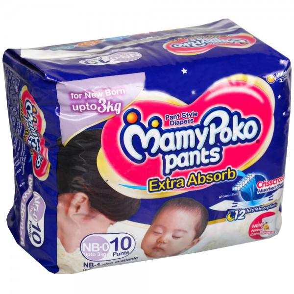 MamyPoko NewBorn Pants Extra Absorb Diapers – Trans can