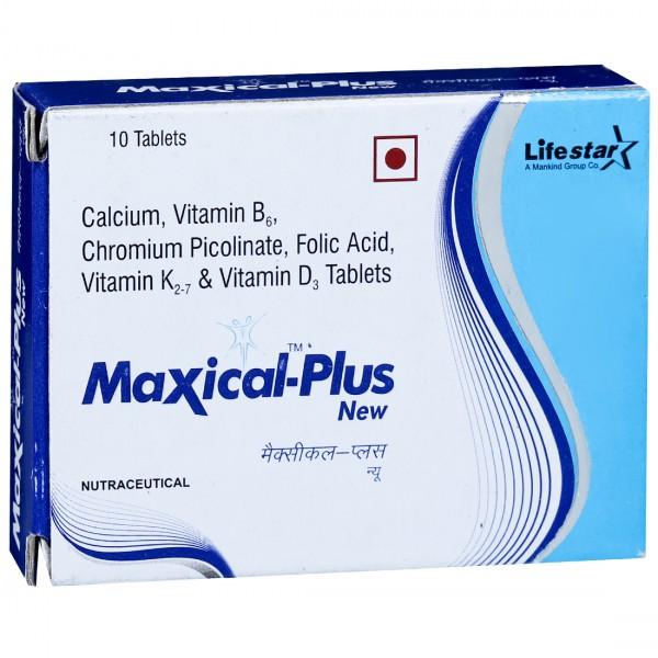 Buy Maxical Plus New 10 Tablets Online at Best price in India