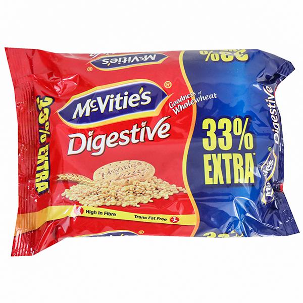 Mcvitie'S Digestive High Fibre Biscuits With Goodness Of