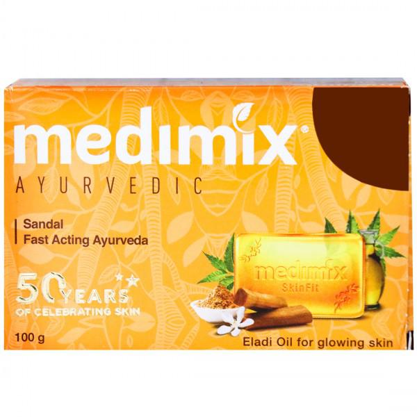 Buy Medimix Sandal Soap (Buy 3 Get 1 Free) 4 x 75 g Online | Flipkart  Health+