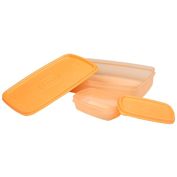 Buy Milton i Fresh 1000 Tiffin Box Orange Online at Best price in India ...