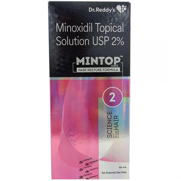 Buy Mintop Forte 2% Solution 60 ml Online at Best price in India ...