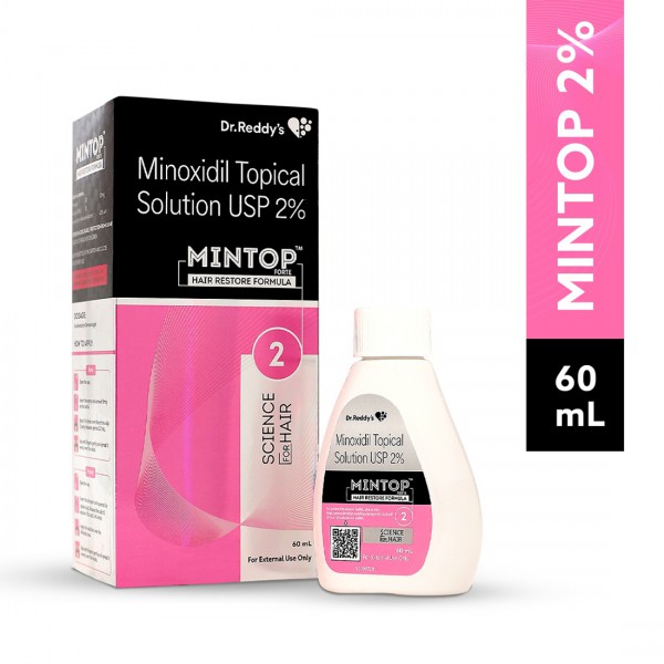 Buy Mintop Forte 2% Solution 60 ml Online at Best price in India ...