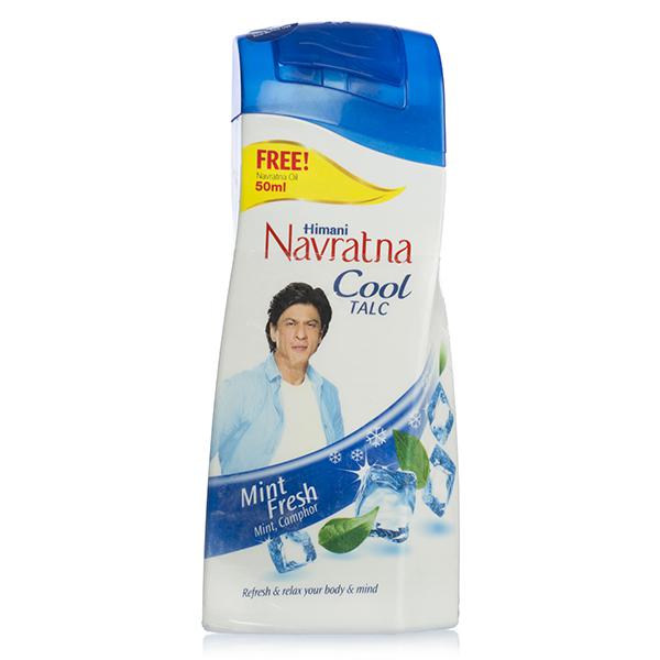 Buy Navratna Cool Mint Fresh Talc Free Navratna Oil Ml G