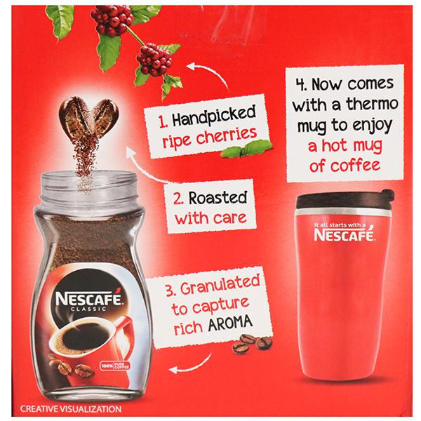 NESTLE NESCAFE COFFEE ADVERTISIGN THERMOS