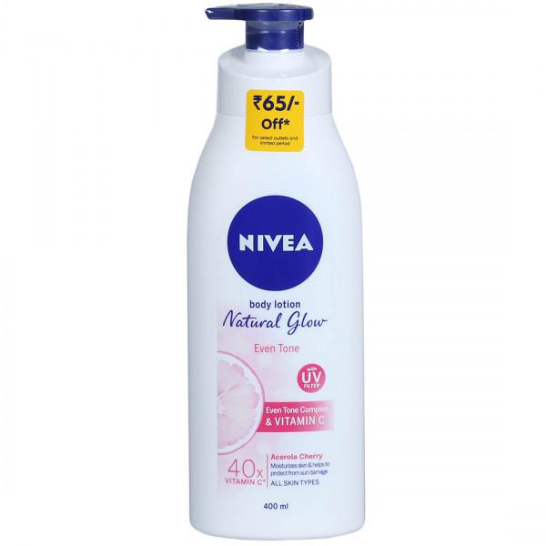 Buy Nivea Natural Glow Even Tone with UV Filter 40x Vitamin C Body ...