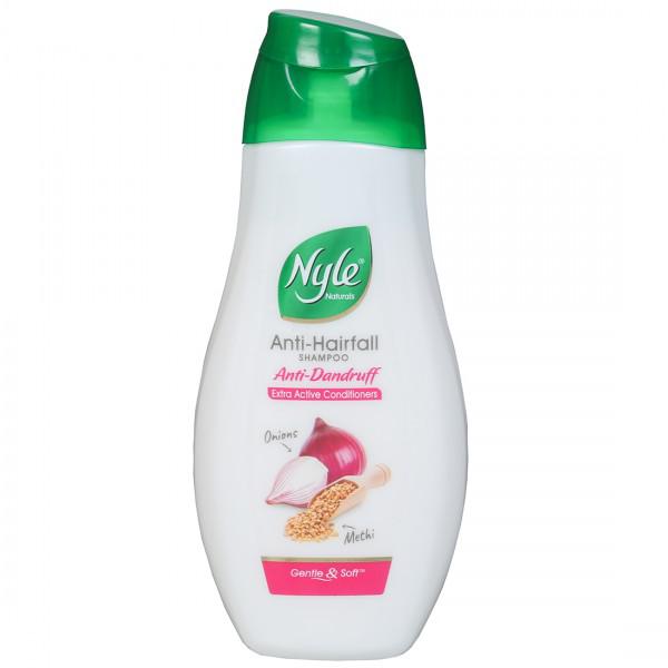 Nyle Naturals Advanced Shampoo Anti Dandruff With Natural Extracts Paraben  Free Ph Balanced 400 ML  Pohunch