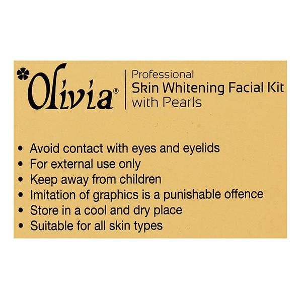 Buy Olivia Professional Skin Whitening Facial Kit With Pearls