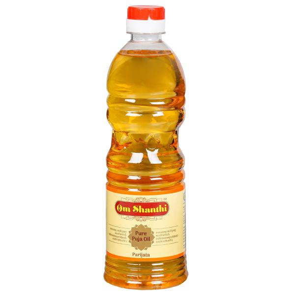 Buy Om Shanthi Pure Puja Oil Parijata 500 ml Online at Best price in ...