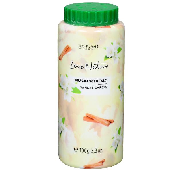 Fragranced Talc Sandal Caress 45107 talcs  Bath  Body  Oriflame  cosmetics