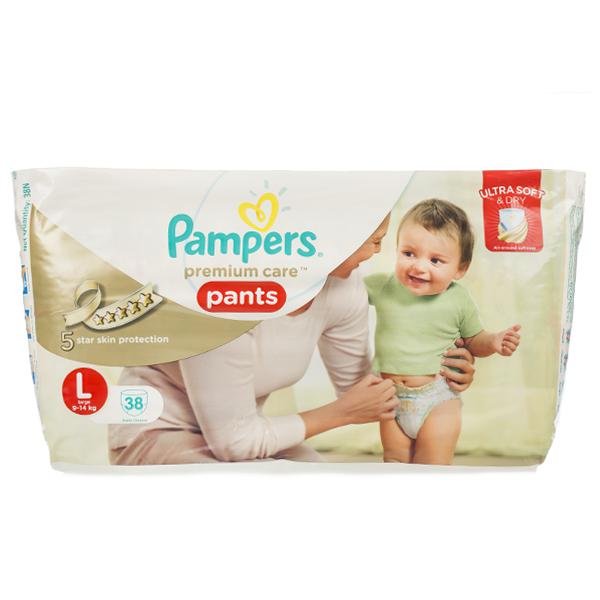 Pampers Premium Care Pants Diapers  M  Buy 68 Pampers Cotton Inner Cover Pant  Diapers for babies weighing  12 Kg  Flipkartcom