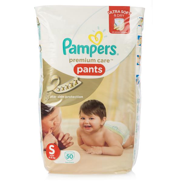 Pampers Premium Care Pant Diapers  S  Buy 50 Pampers Cotton Inner Cover Pant  Diapers for babies weighing  8 Kg  Flipkartcom