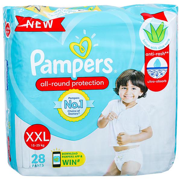 Pampers Baby Dry Pants  XXL Diaper 6 Pieces in Mumbai at best price by  Ashraf Diapers Point  Justdial