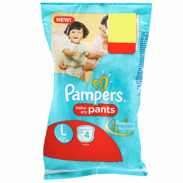 Pampers - Diaper Pants, size 4, 9-15 kg, 25 pcs | MAKEUP