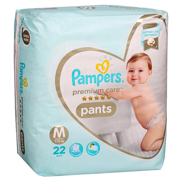 Pampers Premium Care Pants Medium size baby diapers 50 Count
