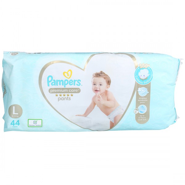 Buy Pampers Premium Care Diaper Pants Large 44 pcs  Baby Wet Wipes 72 pcs  Pack Of 2 Online at Best Price of Rs 152850  bigbasket