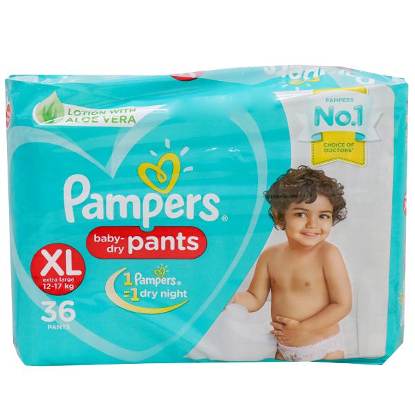 Buy Pampers Diaper Pants XL 34s Online  Lulu Hypermarket India