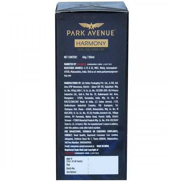 Buy Park Avenue Harmony – Eau De Parfum Men, 100ml, Perfume for Men, Premium Luxury Fragrance Scent