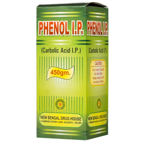 Buy Phenol I.P (Carbolic Acid) N.B.D.H 450 g Online at Best price in India Flipkart Health+