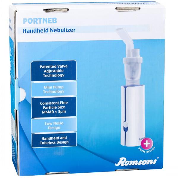 Buy Portneb Handheld Nebulizer (Romsons) Device 63.1 x 63.9 x 153 mm ...