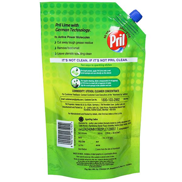 Pril Utensil Cleaner Lime 2L, 30 mins Delivery in Gurgaon, Satvacart