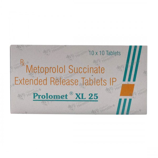 Prolomet Xl 25 MG Tablet XL - Uses, Dosage, Side Effects, Price,  Composition