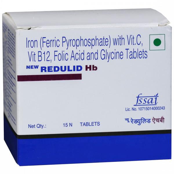 Buy Redulid Hb (New) 15 Tablets Online at Best price in India ...