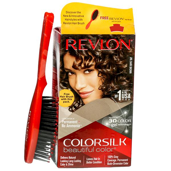 Revlon new colorsilk beautiful permanent hair color no mess formula 32  dark mahogany brown 1 pack  Fruugo IN