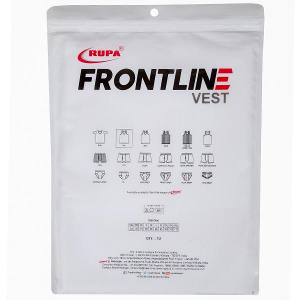 Buy Rupa Frontline Xing Cotton RN White Vest XXL 100 cm Online