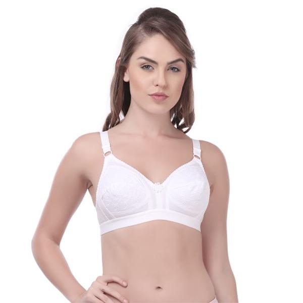 Blended Cotton Plain White Bra, Size: 32B & 32C at Rs 80/piece in Ghaziabad