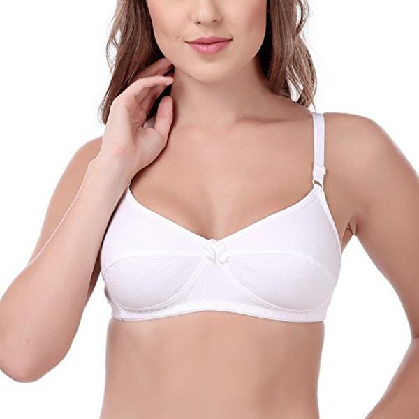 Buy Rupa Softline Butterfly 1012 Cotton Strap D-Cup Bra White (40D