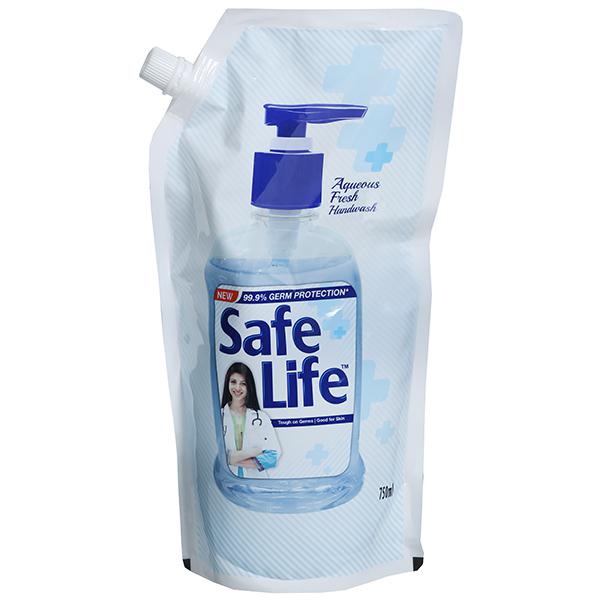 Buy Safe Life Aqueous Fresh Hand Wash 750 ml Online