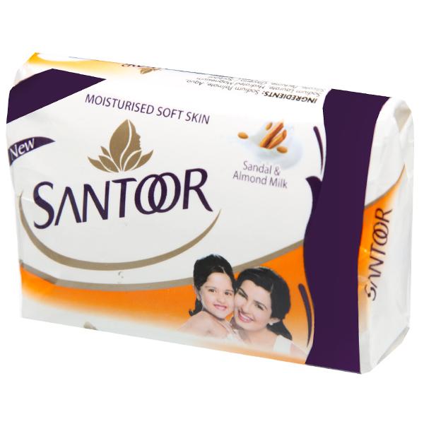 Amazon.com : Santoor Sandal and Turmeric Soap, 150g (Pack of 4) : Beauty &  Personal Care