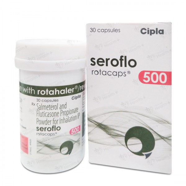 Buy Seroflo 500 mcg Rotacap (30 Cap) Online at Best price in India ...