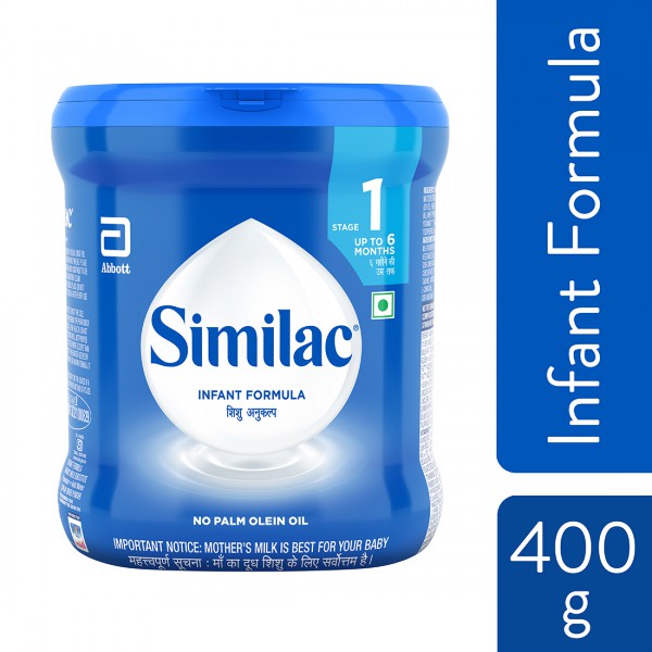 Buy Similac 1 Infant Formula Powder Upto 6 months Jar 400 g Online at ...