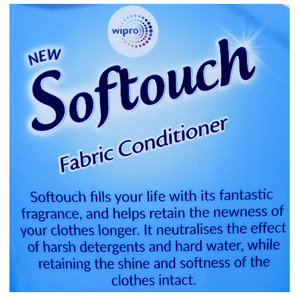 WIPRO SOFT TOUCH FABRIC CONDITIONER, RS. 4 EACH